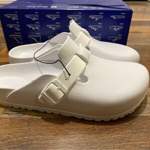 Birkenstock Boston EVA Clogs - NWT White Clogs